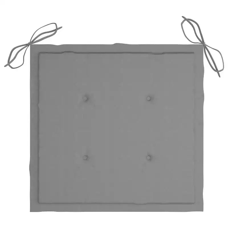 vidaXL Sedie da Giardino Impilabili in Legno di Teak con Cuscini - Set da 6 - Resistenti alle Intemperie, Facili da Montare, Design Versatile