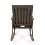 GDFStudio Sally Sedie a dondolo in legno di acacia con cuscini resistenti all'acqua (set da 2)