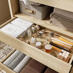 Mobiletto da bagno in legno Famapy - Scaffali, organizer con cassetti per articoli da bagno