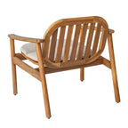 Christopher Knight Home Vickers Outdoor Acacia Wood Club Chairs with Cushions (Set of 2)