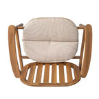 Christopher Knight Home Vickers Outdoor Acacia Wood Club Chairs with Cushions (Set of 2)