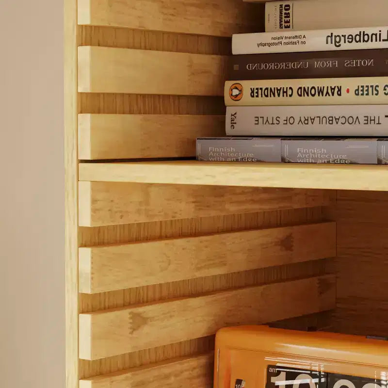 Mobile da esposizione in legno massello regolabile Famapy Mobile contenitore - Organizer multi-ripiano con cassetti per casa, ufficio e soggiorno, armadietto angolare