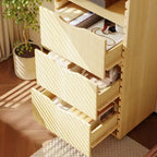 Mobile da esposizione in legno massello regolabile Famapy Mobile contenitore - Organizer multi-ripiano con cassetti per casa, ufficio e soggiorno, armadietto angolare