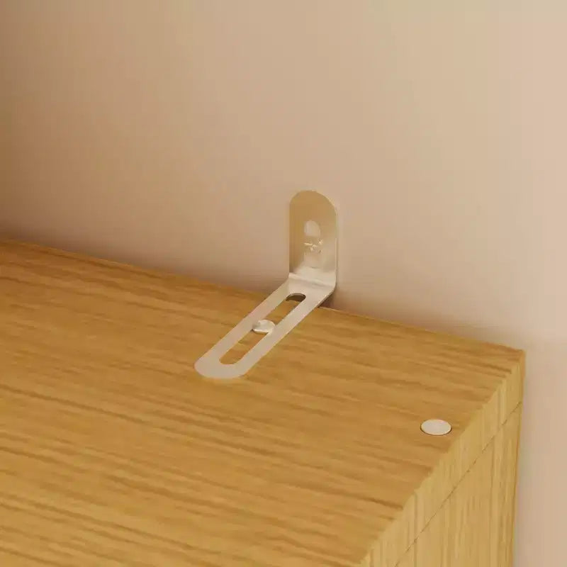 Mobile da esposizione in legno massello regolabile Famapy Mobile contenitore - Organizer multi-ripiano con cassetti per casa, ufficio e soggiorno, armadietto angolare