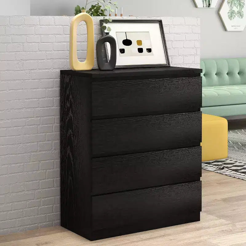 GDFStudio Ornn Modern 31.50'' Dresser with 4 Drawers and Handle-Free Design