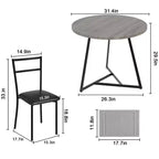 Set tavolo da pranzo GustoWave 3 pezzi, 2 sedie