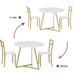 Set tavolo da pranzo GustoWave 3 pezzi, 2 sedie