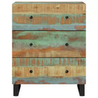 vidaXL Credenza Mista con tonalità di verde, blu, arancione e rosso