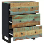 vidaXL Credenza Mista con tonalità di verde, blu, arancione e rosso