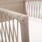 vidaXL Sedie da Giardino 2 pz Sedie da Pranzo da Esterno con Cuscini in Polyrattan - Beige
