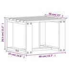 vidaXL Patio Lounge Set - 3 Piece Garden Furniture - Solid Douglas Wood - Outdoor/Deck/Backyard