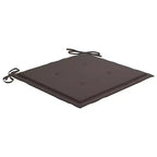 vidaXL Sedie da Giardino Impilabili con Cuscini 8 pz in Legno Massello di Teak