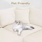 Oversized Cloud Modular Sectional Couch,Convertible Sectional Couches Deep Seat Extra-Wide Armrests
