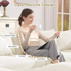 Oversized Cloud Modular Sectional Couch,Convertible Sectional Couches Deep Seat Extra-Wide Armrests