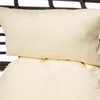 Poltrona Lounge GDFStudio Jeffrey a Goccia in Vimini e Ferro con Cuscino Impermeabile