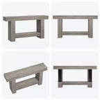 63 Console Table, 2-Tier Farmhouse Narrow Entryway Table , Sofa Table, Console Tables for Entryway