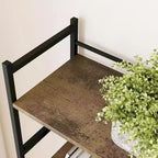 GustoWave 5-Tier Bookshelf and Bookcases,Industrial Style Book Shelf Open Display Shelves for Living Room Home Office