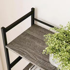 GustoWave 5-Tier Bookshelf and Bookcases,Industrial Style Book Shelf Open Display Shelves for Living Room Home Office