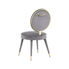 Meridian Furniture,Brandy Velvet Dining Chair, Set of 2