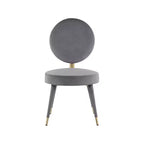 Meridian Furniture,Brandy Velvet Dining Chair, Set of 2