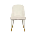 Meridian Furniture, Sedia da pranzo Belle in velluto, set da 2
