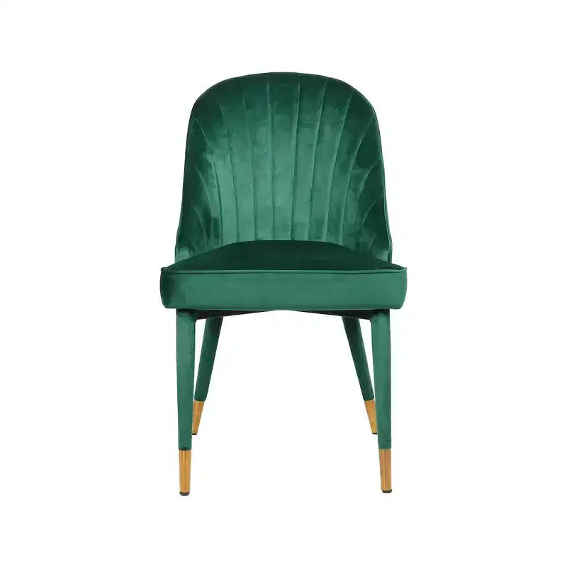 Meridian Furniture, Sedia da pranzo Belle in velluto, set da 2