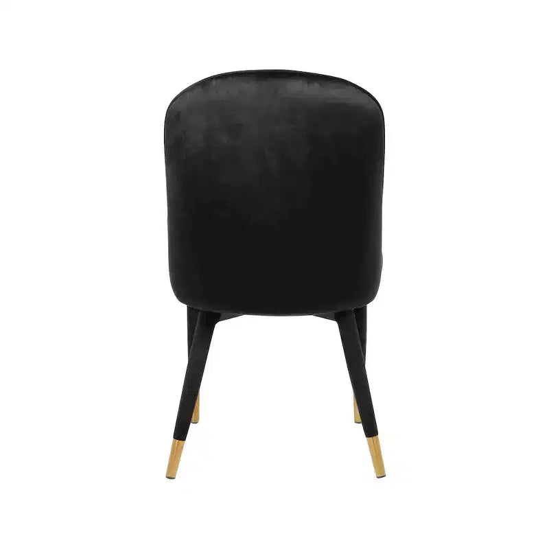 Meridian Furniture, Sedia da pranzo Belle in velluto, set da 2