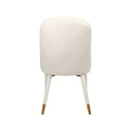 Meridian Furniture, Sedia da pranzo Belle in velluto, set da 2