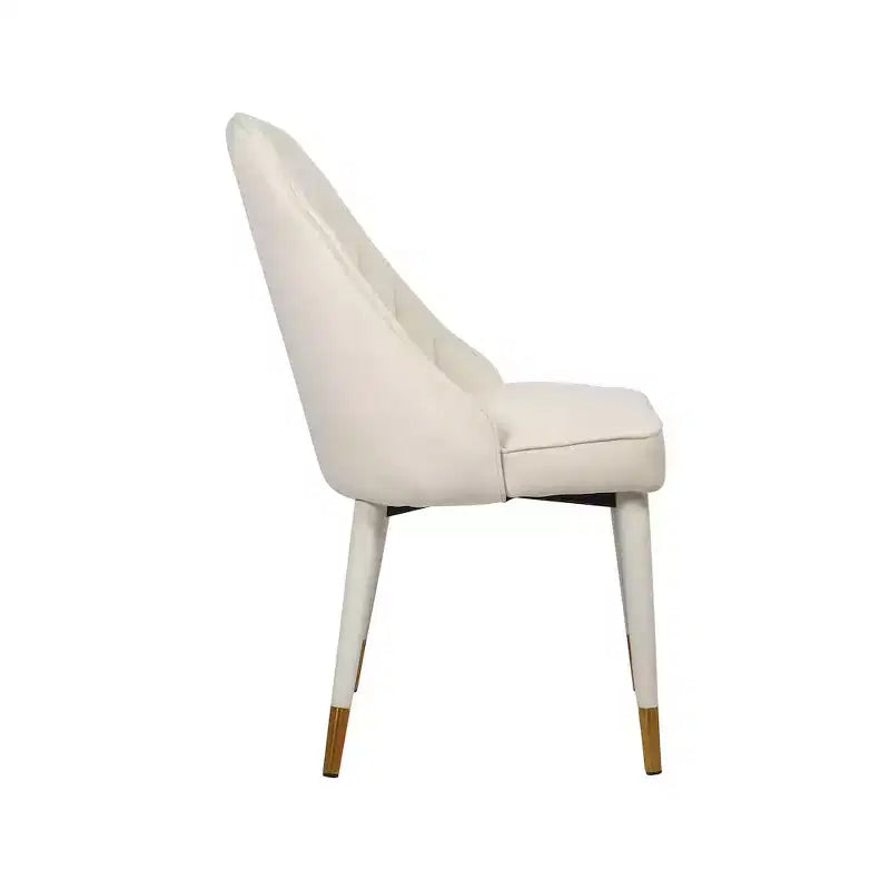 Meridian Furniture, Sedia da pranzo Belle in velluto, set da 2