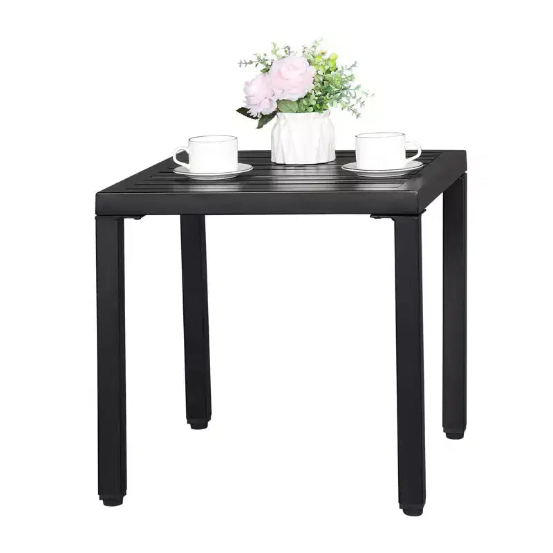 Classic Adirondack Square Side Table - Durable HDPE Composite Outdoor End Table Easy Maintenance & Weather Resistant
