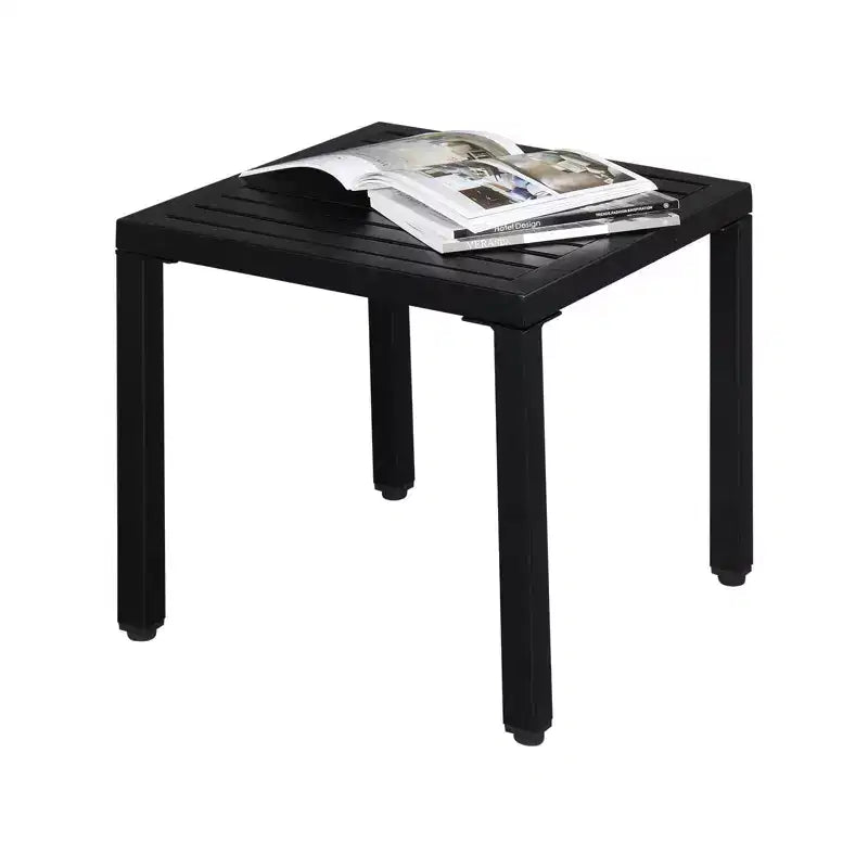 Classic Adirondack Square Side Table - Durable HDPE Composite Outdoor End Table Easy Maintenance & Weather Resistant