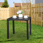 Classic Adirondack Square Side Table - Durable HDPE Composite Outdoor End Table Easy Maintenance & Weather Resistant