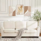83 Inch Modern 3 Seater Sofa,Cozy & Comfy Mid-Century Modern Couch for Living Room, Home Office & Apartment