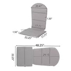 Christopher Knight Home Malibu Outdoor Acacia Wood Adirondack Chairs with Cushions (Set of 2)
