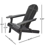 Christopher Knight Home Malibu Outdoor Acacia Wood Adirondack Chairs with Cushions (Set of 2)