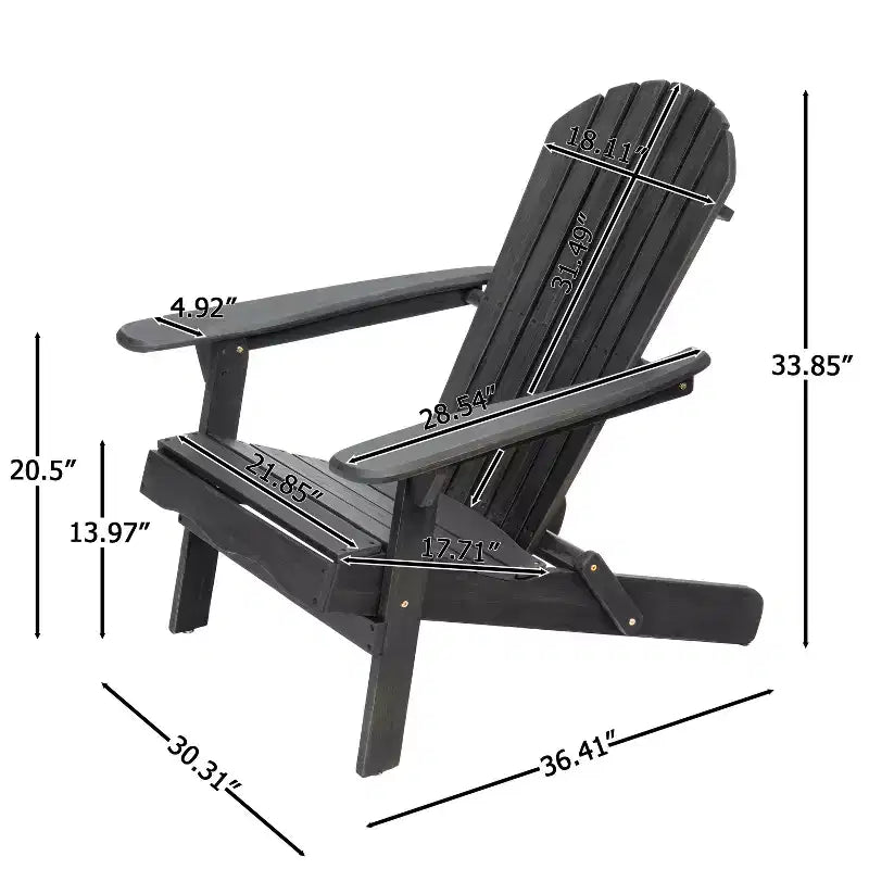 Christopher Knight Home Malibu Outdoor Acacia Wood Adirondack Chairs with Cushions (Set of 2)