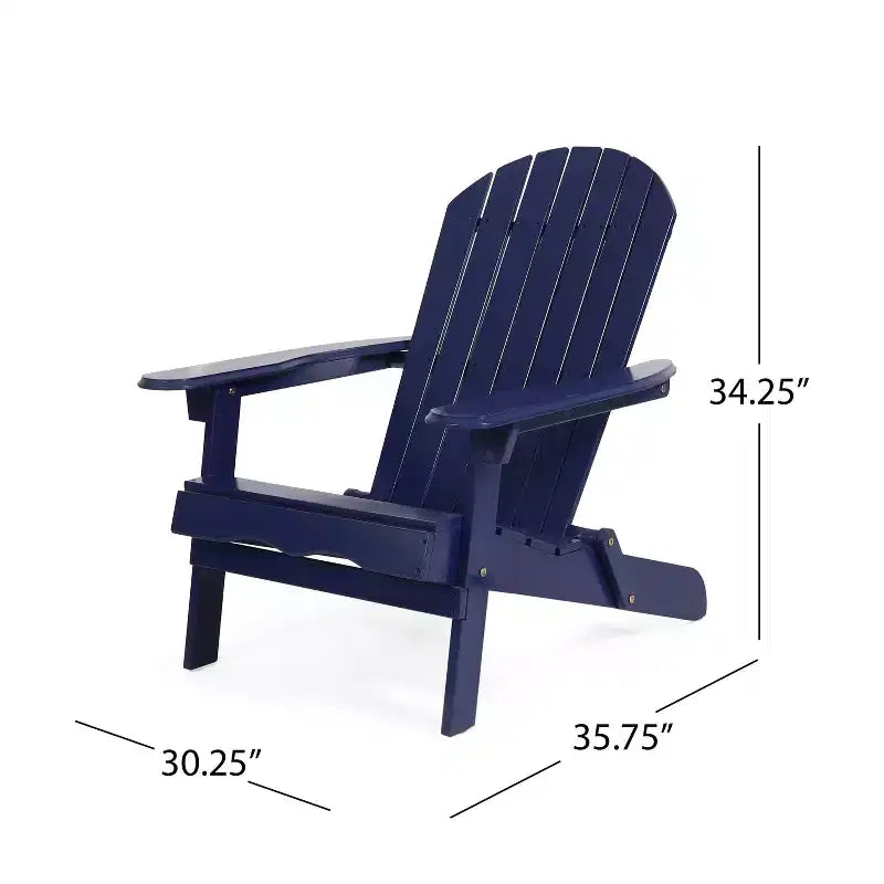 Christopher Knight Home Malibu Outdoor Acacia Wood Adirondack Chairs with Cushions (Set of 2)