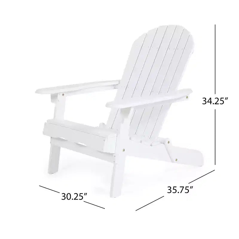 Christopher Knight Home Malibu Outdoor Acacia Wood Adirondack Chairs with Cushions (Set of 2)