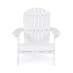 Christopher Knight Home Malibu Outdoor Acacia Wood Adirondack Chairs with Cushions (Set of 2)