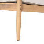 Christopher Knight Home Ryoma, set di 2 sedie a club moderne da esterno in legno di acacia e corda intrecciata con cuscini
