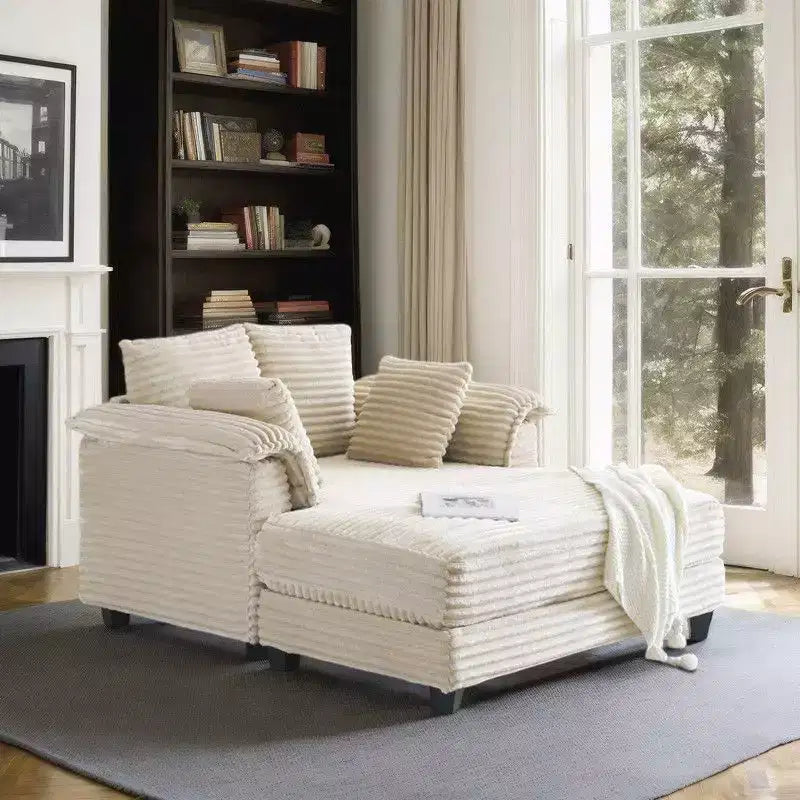 Karl Home |Upholstered Corduroy Sleeper Sofa Bed