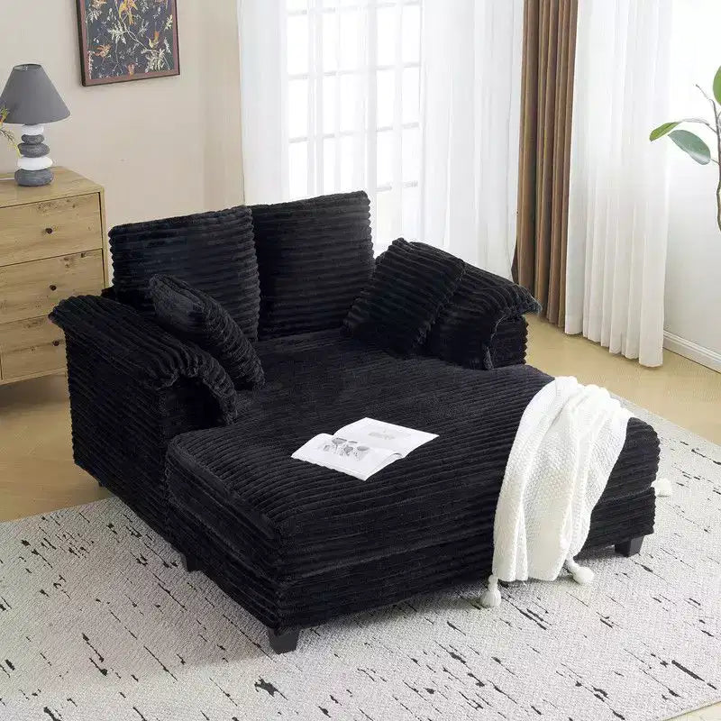 Karl Home | Divano letto in velluto a coste imbottito