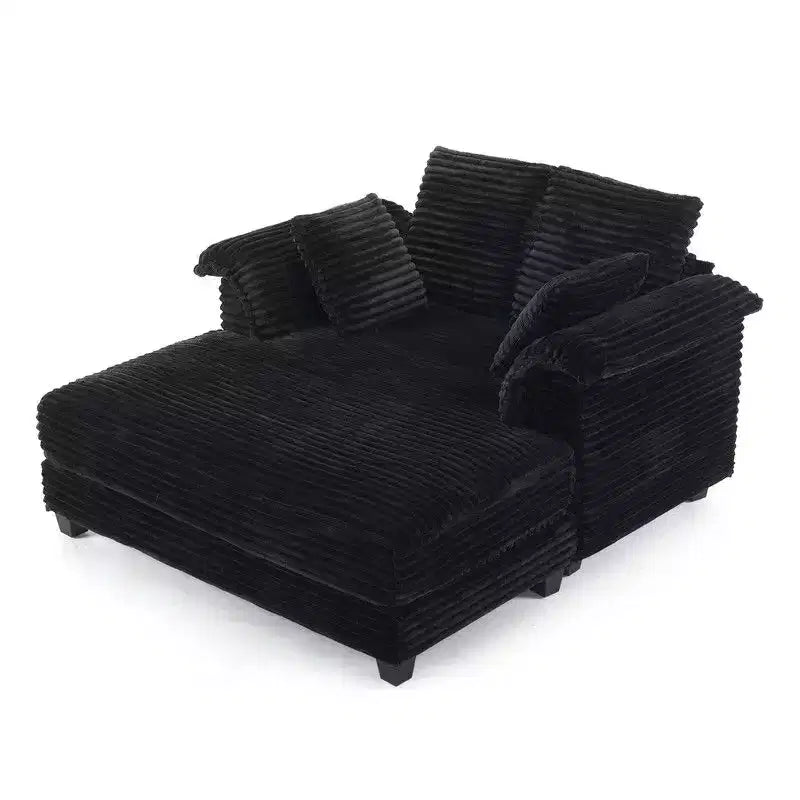 Karl Home | Divano letto in velluto a coste imbottito