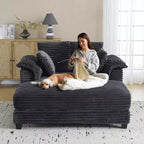 Karl Home | Divano letto in velluto a coste imbottito