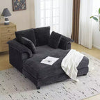 Karl Home | Divano letto in velluto a coste imbottito