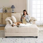 Karl Home | Divano letto in velluto a coste imbottito