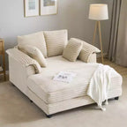 Karl Home | Divano letto in velluto a coste imbottito
