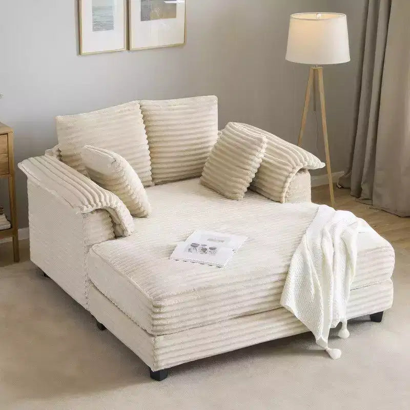 Karl Home | Divano letto in velluto a coste imbottito