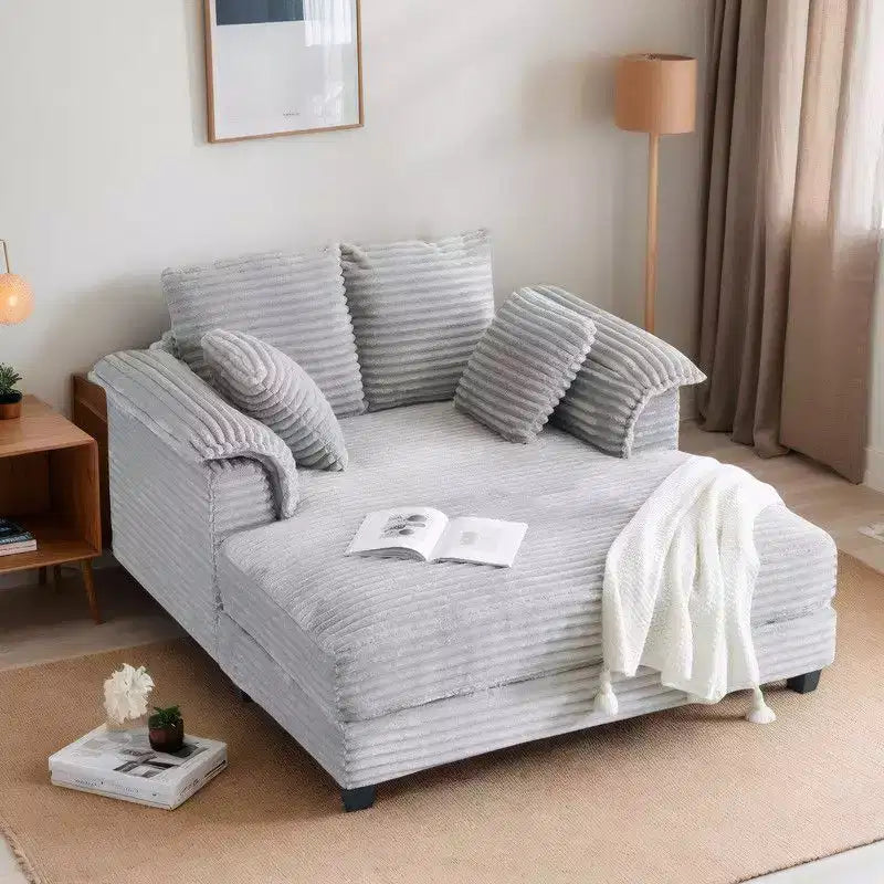 Karl Home | Divano letto in velluto a coste imbottito