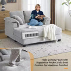 Karl Home | Divano letto in velluto a coste imbottito